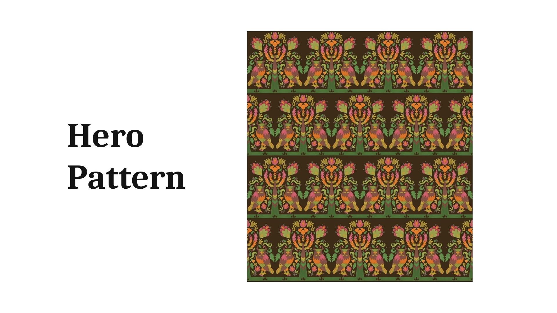 Wycinanki Owls Pattern