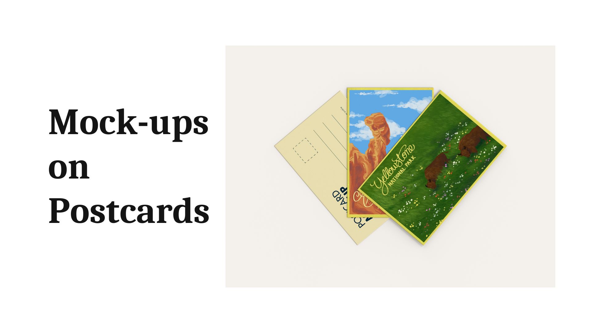 National Park Postcard Illustrations