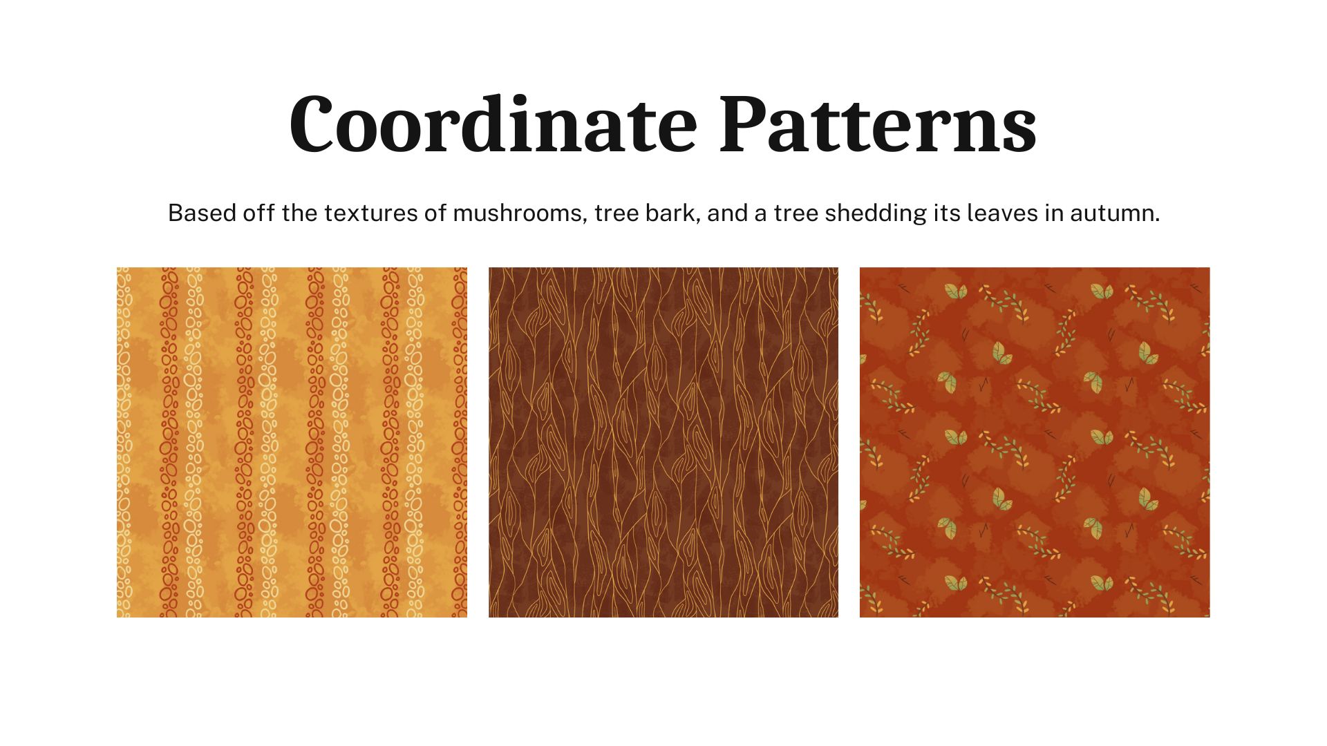 Mythic Mushrooms Pattern