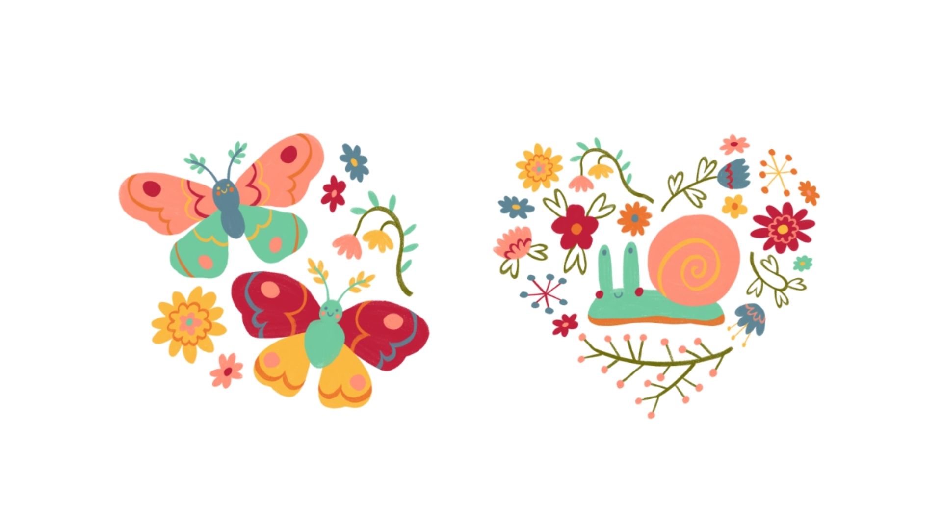 Spring Wildflowers Pattern