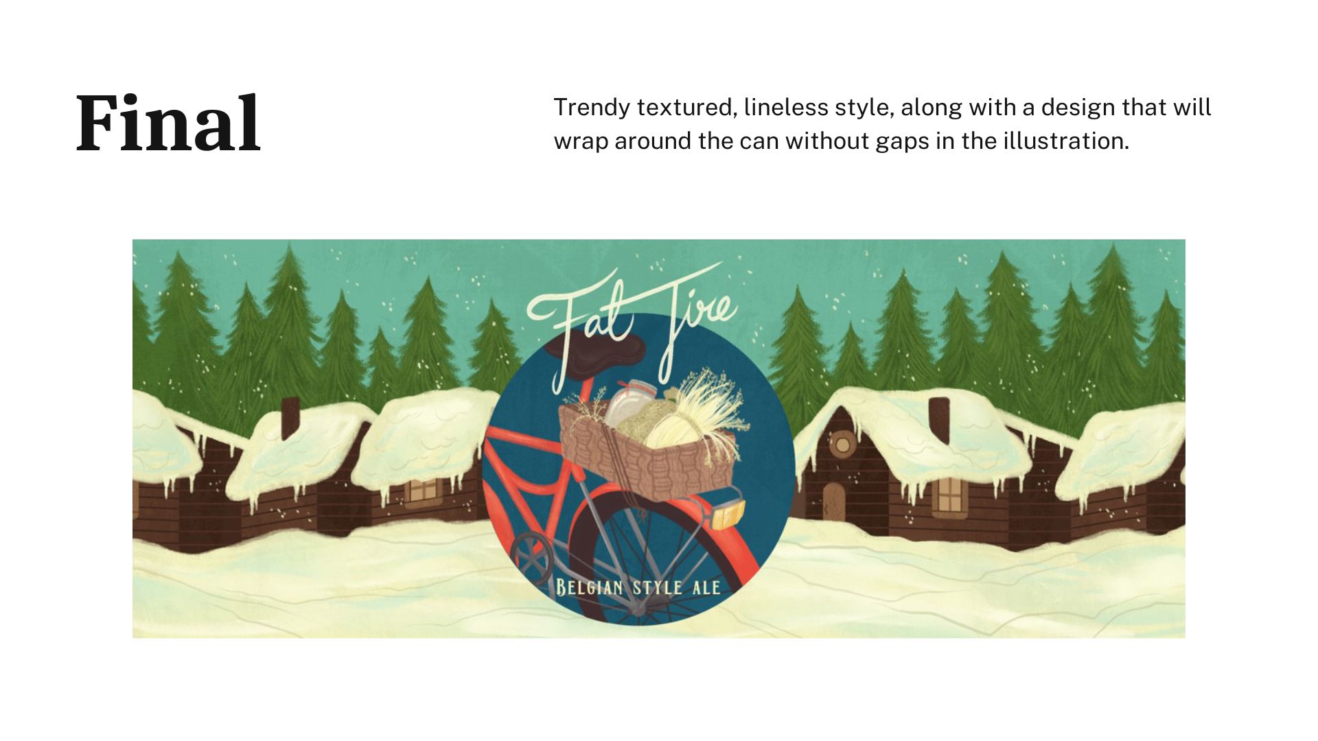 Fat Tire Beer Can Illustration