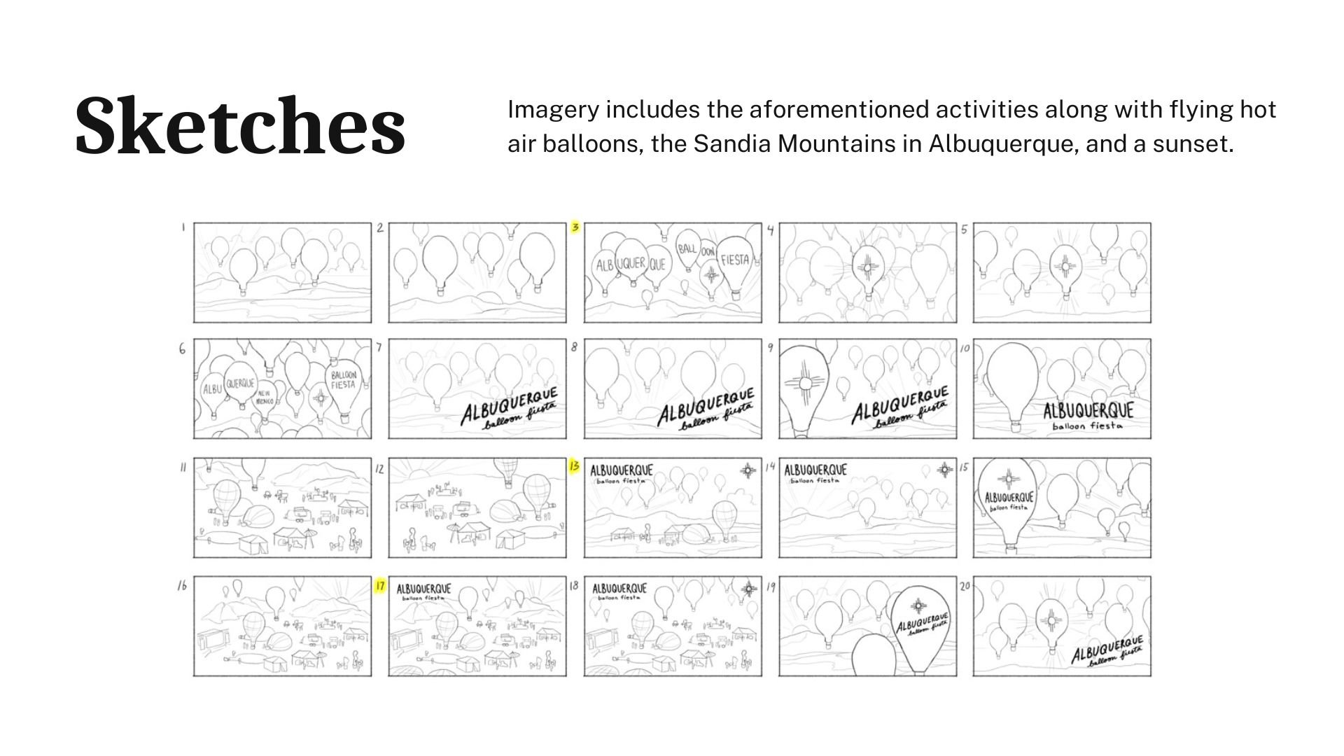 Albuquerque Balloon Fiesta Illustration