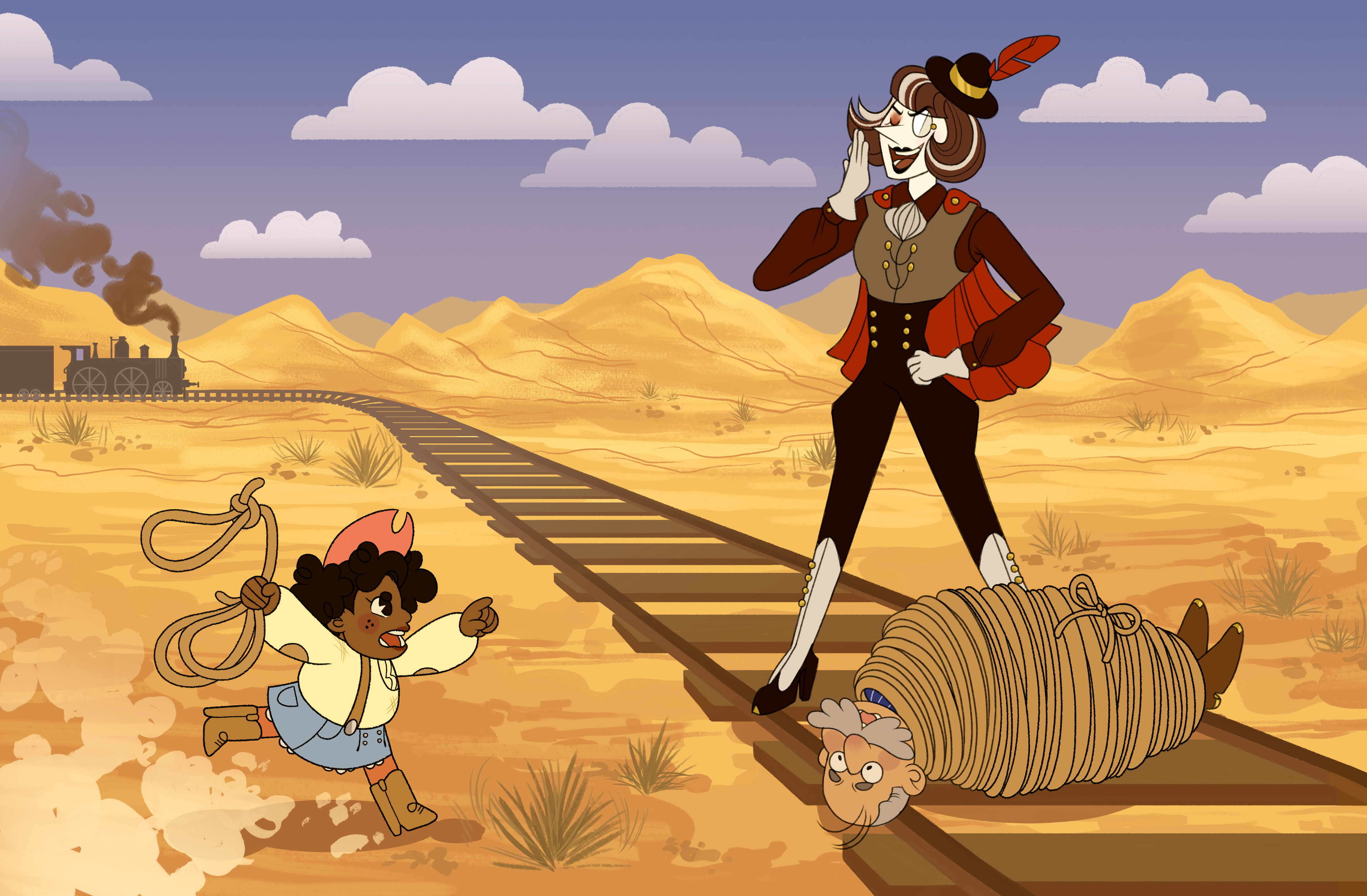 Wacky West Book Illustration