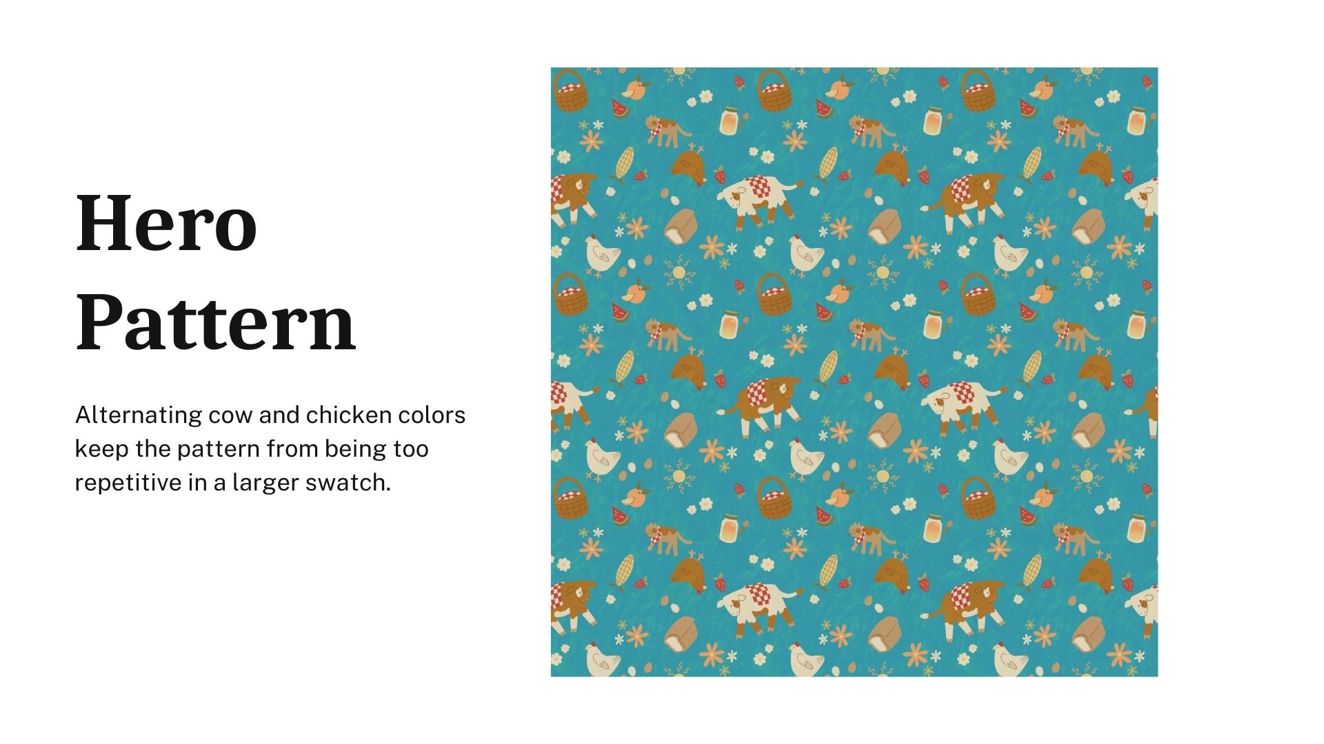 Farm Picnic Pattern