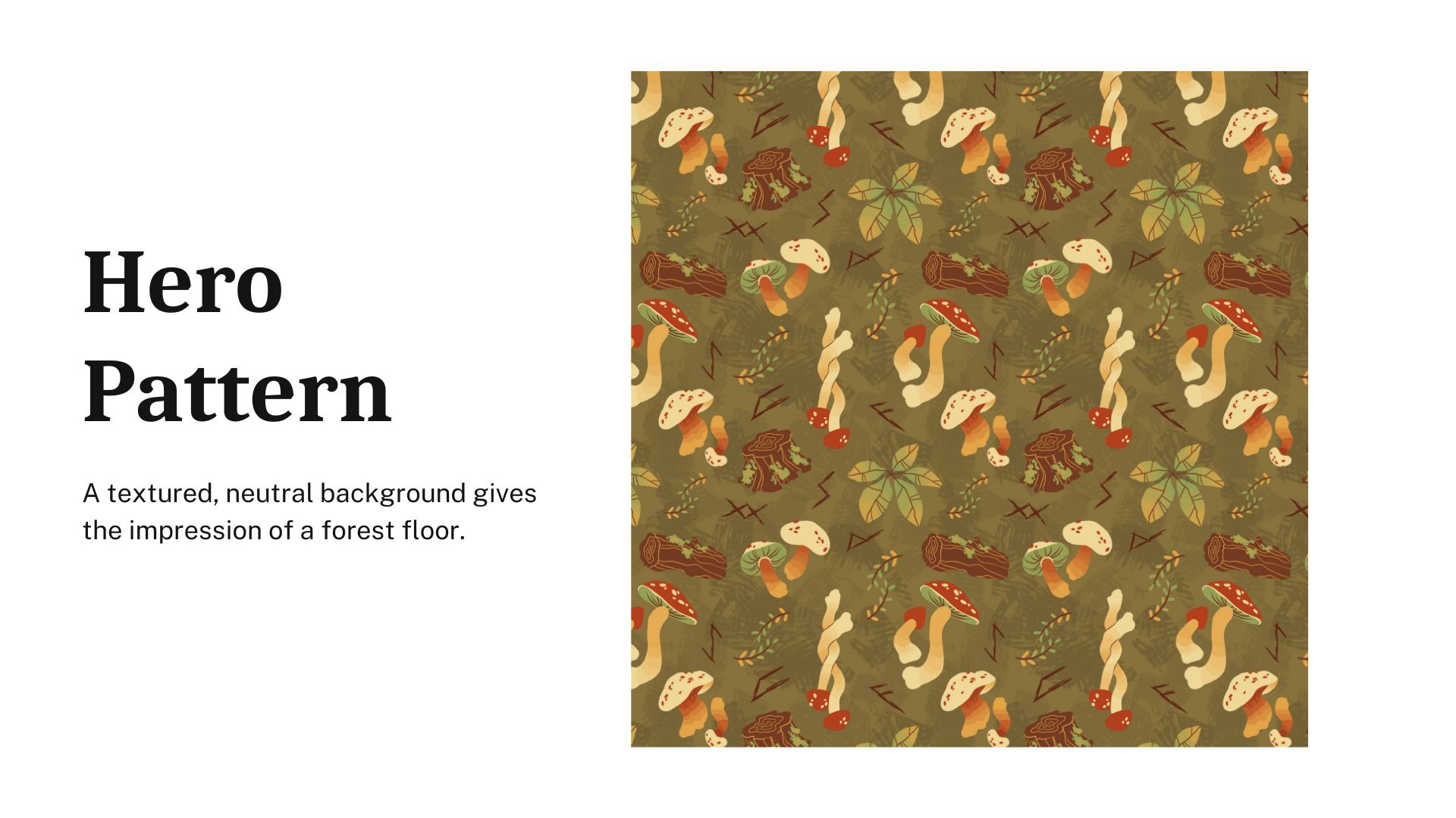 Mythic Mushrooms Pattern