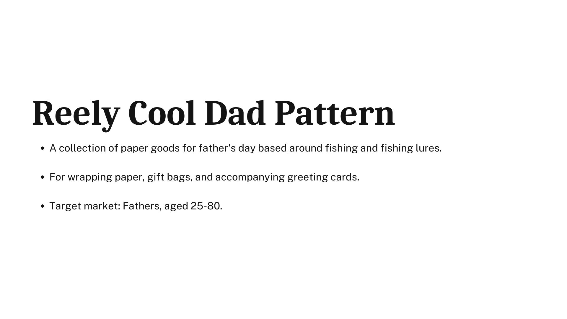 Reely Cool Dad Pattern