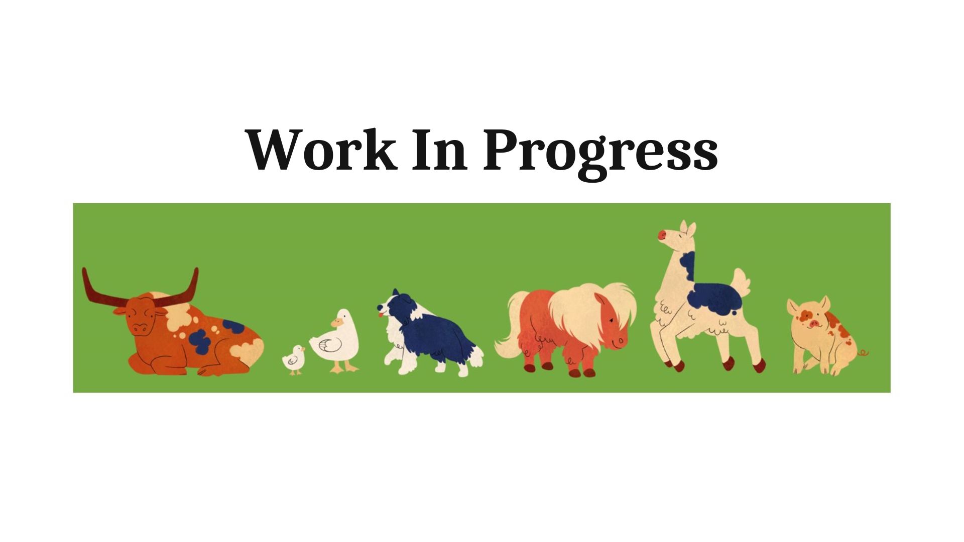 Farm Animals Graphics Lineup
