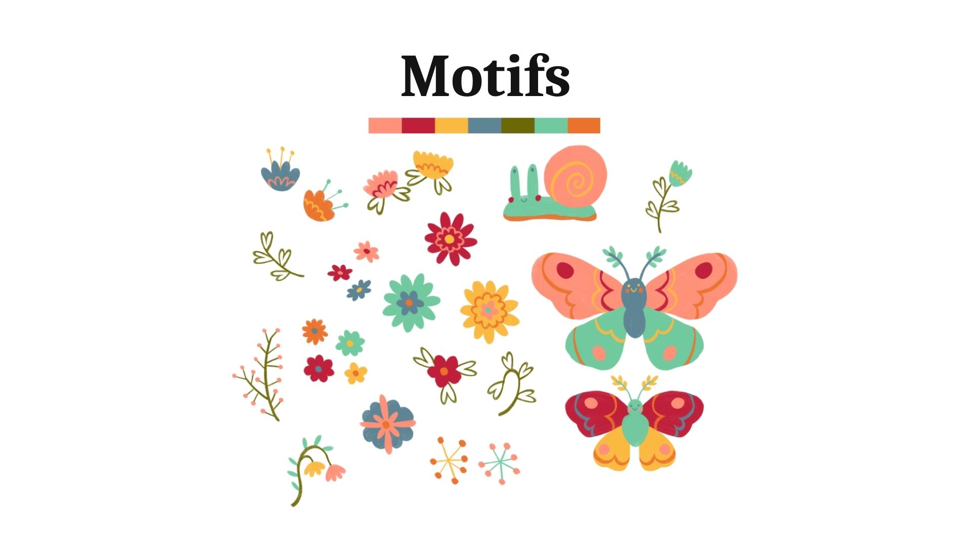 Spring Wildflowers Pattern