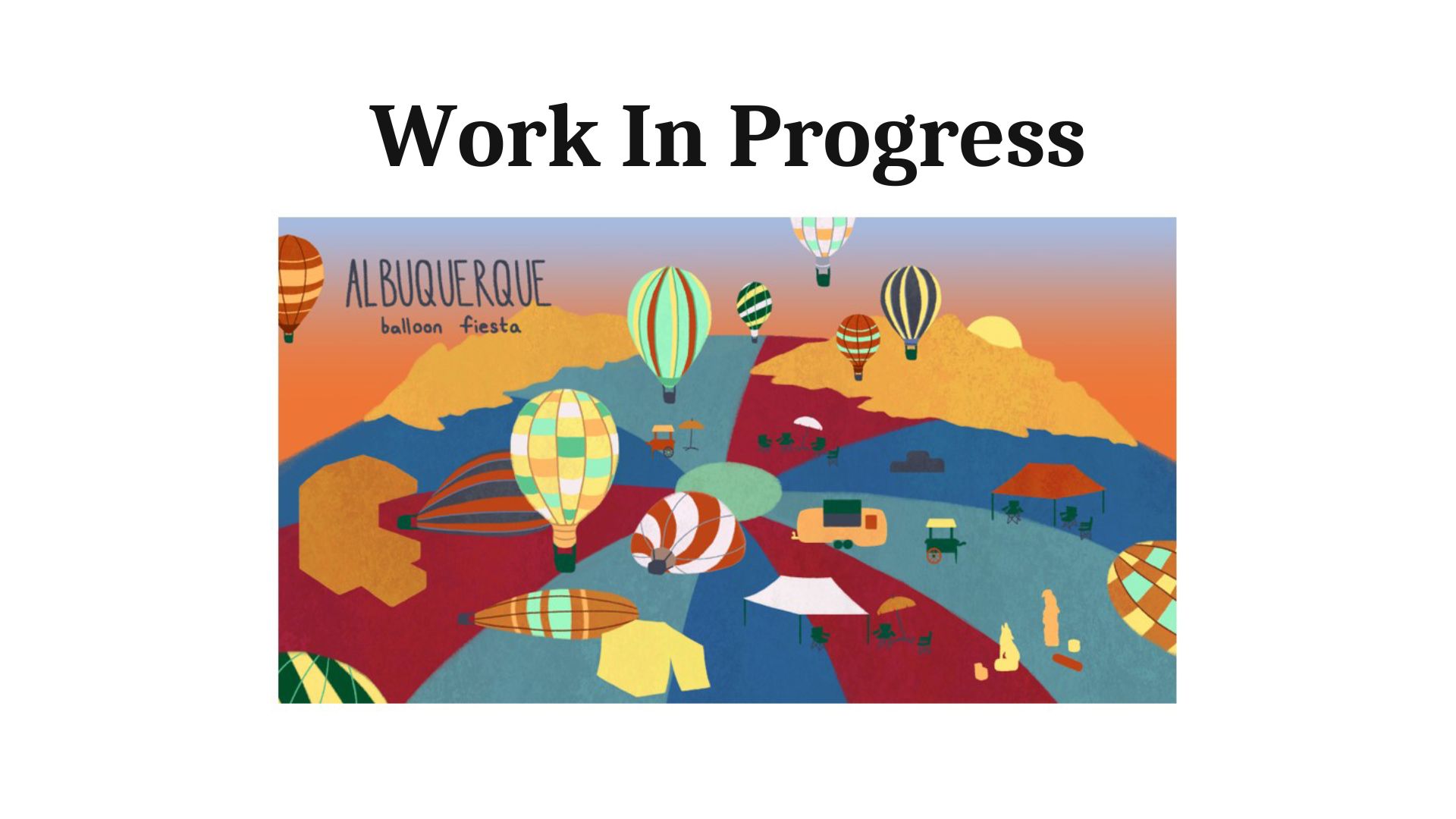 Albuquerque Balloon Fiesta Illustration