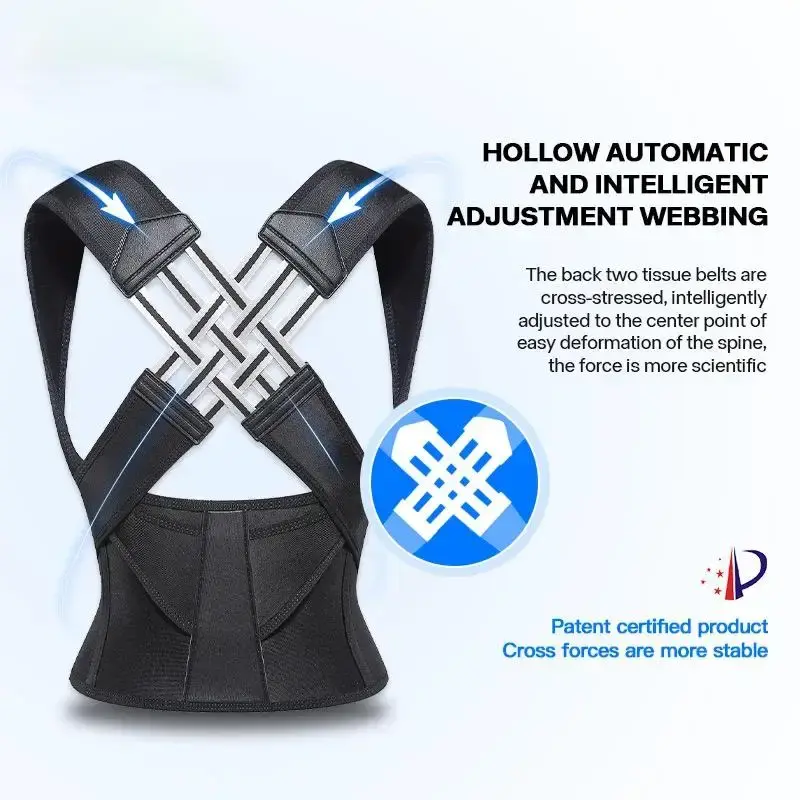 Thumbnail: Posture Corrector | Adjustable Back Support Belt for Abdominal Waist Correction,