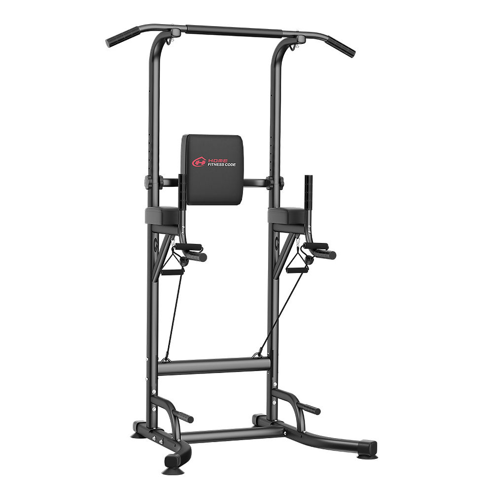 Thumbnail: Power Tower Dip Station Pull Up Bar