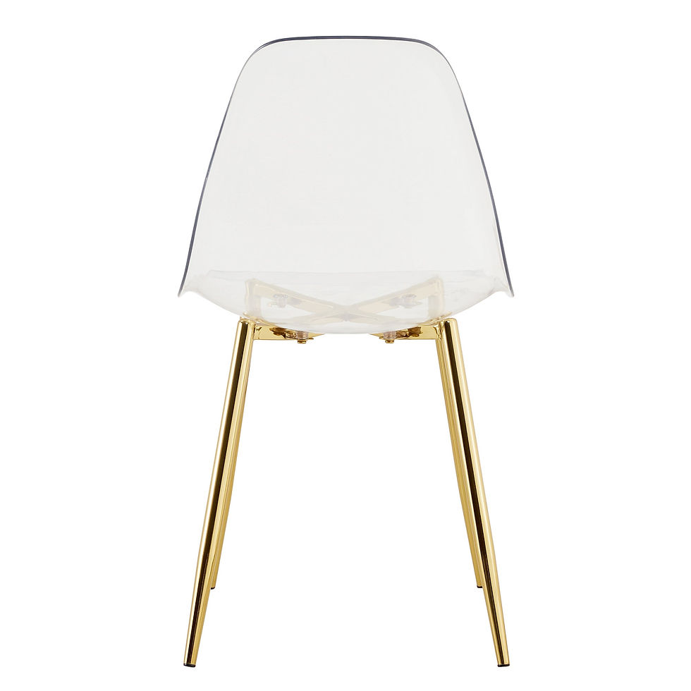 Thumbnail: 🫧✨ Crystal Muse™ Clear Nordic Chair