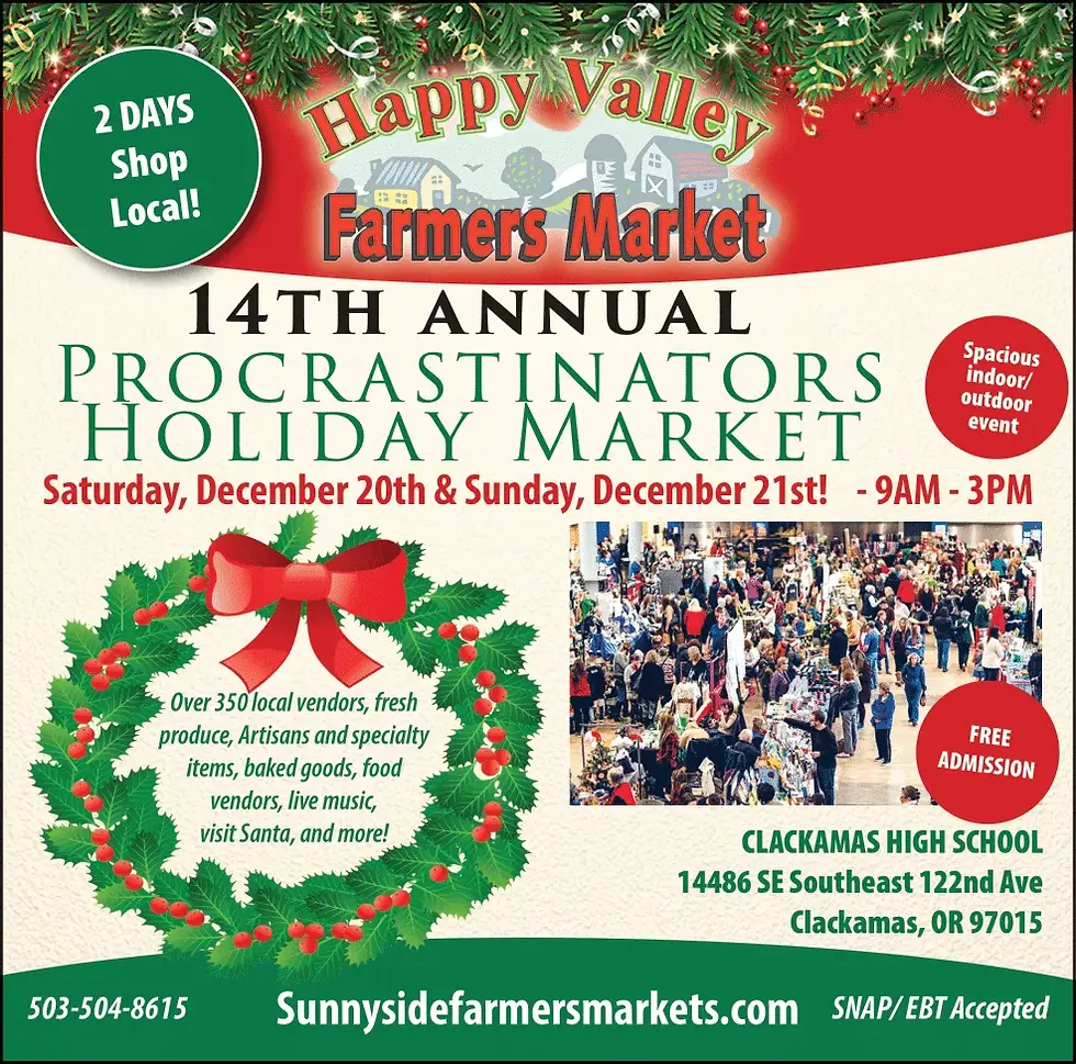 Procrastinators' Holiday Market