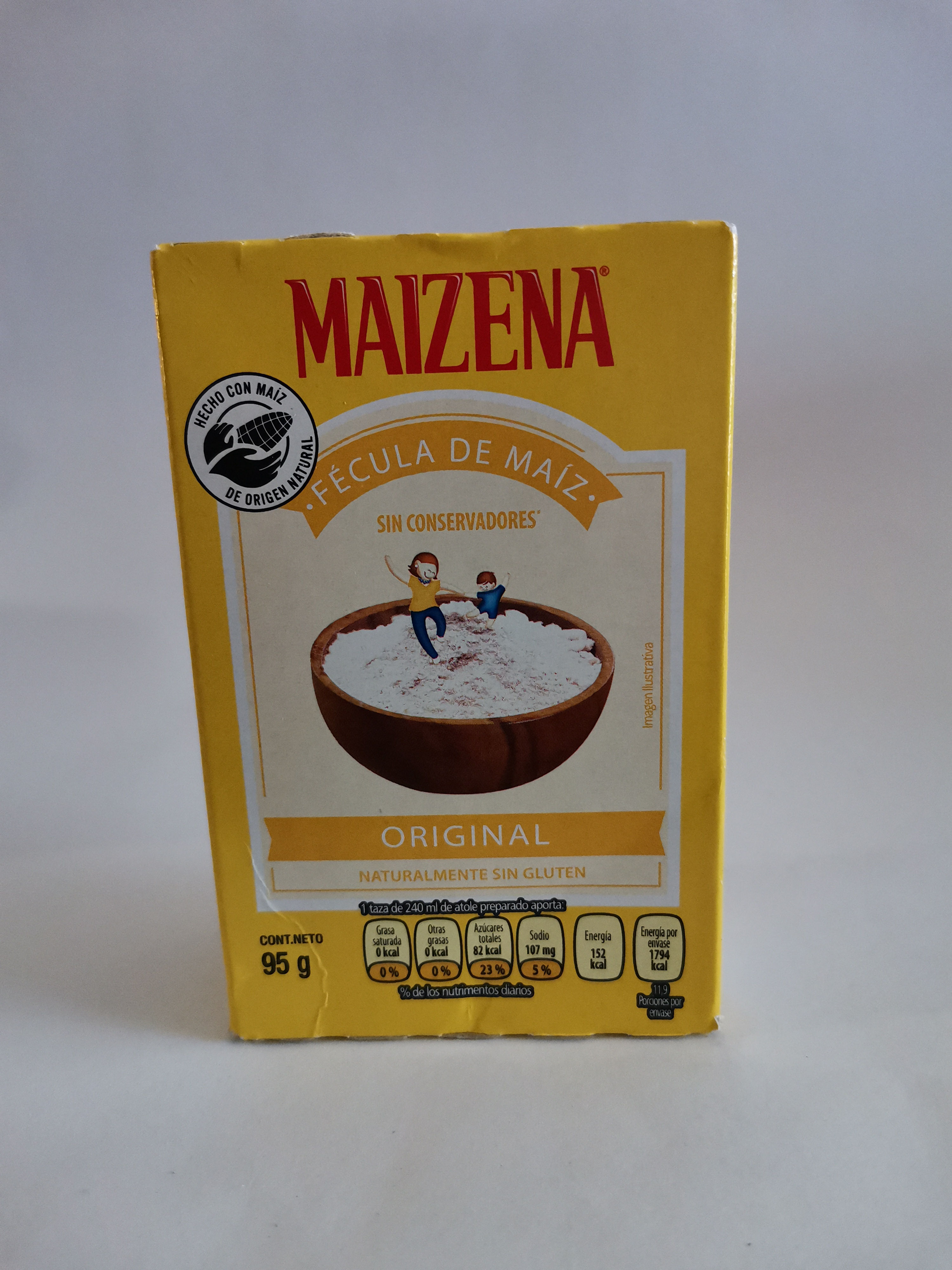 Fécula de maíz maizena original 95gr
