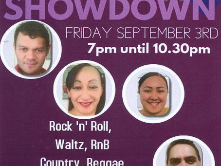Harmony Showdown! Fri 3rd September, 7pm until 10.30pm
