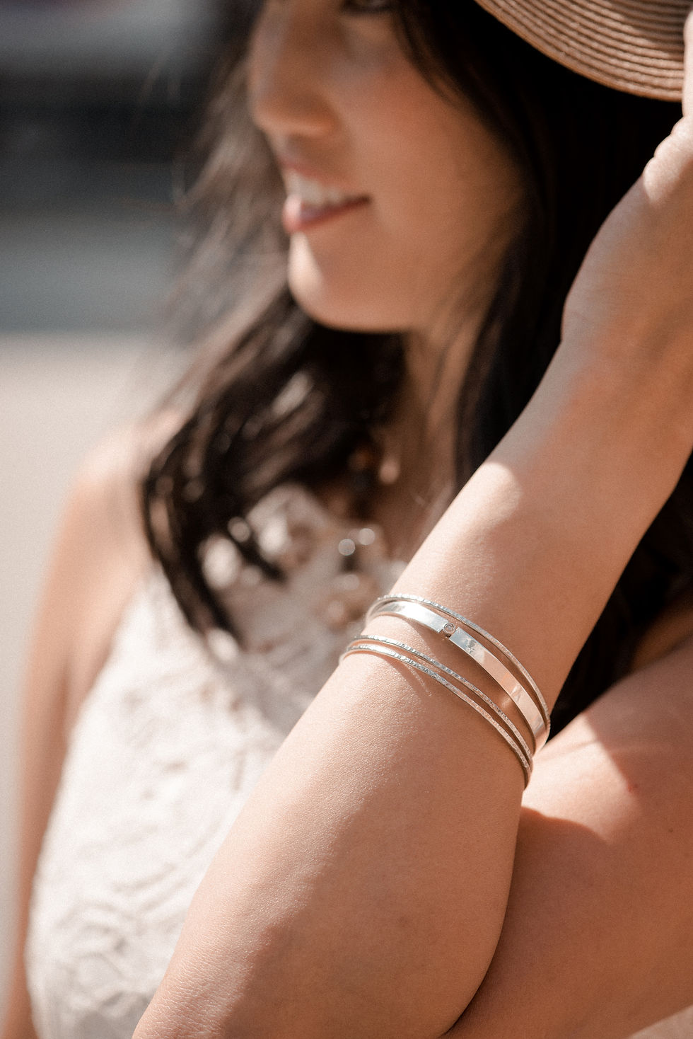 Thumbnail: Champagne Diamond Bangle
