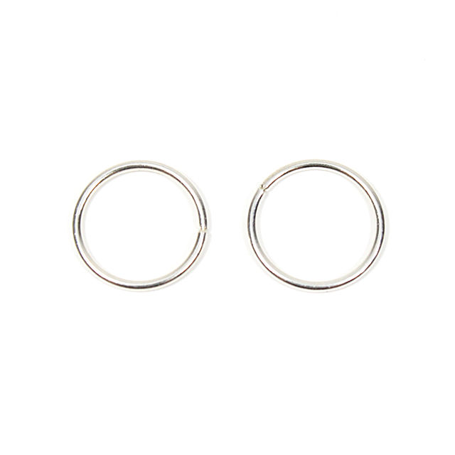 Thumbnail: Silver Threader Hoops