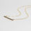 Thumbnail: CZ Bar Necklace - Gold filled
