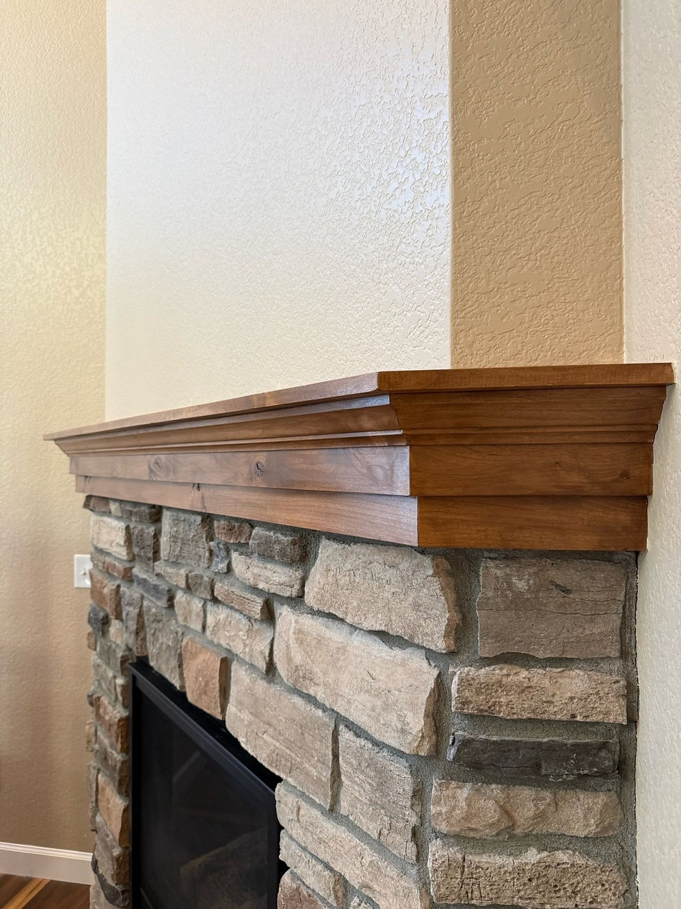 Custom Alder Mantel - Loveland, CO
