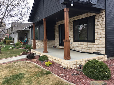 Decorative Porch Pillars - Loveland, CO