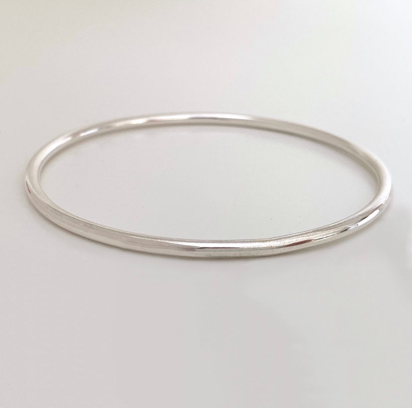 Thumbnail: EVERYDAY SOLID STERLING SILVER BANGLE
