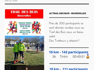Trail des Buis - Buxerolles - 27/02/2022
