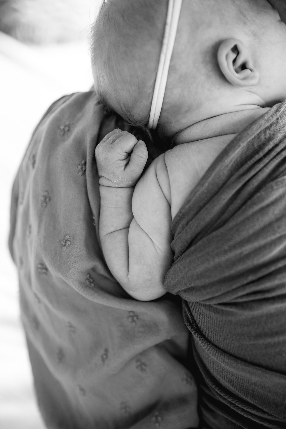 Newborn girl in Derby, CT studio newborn session