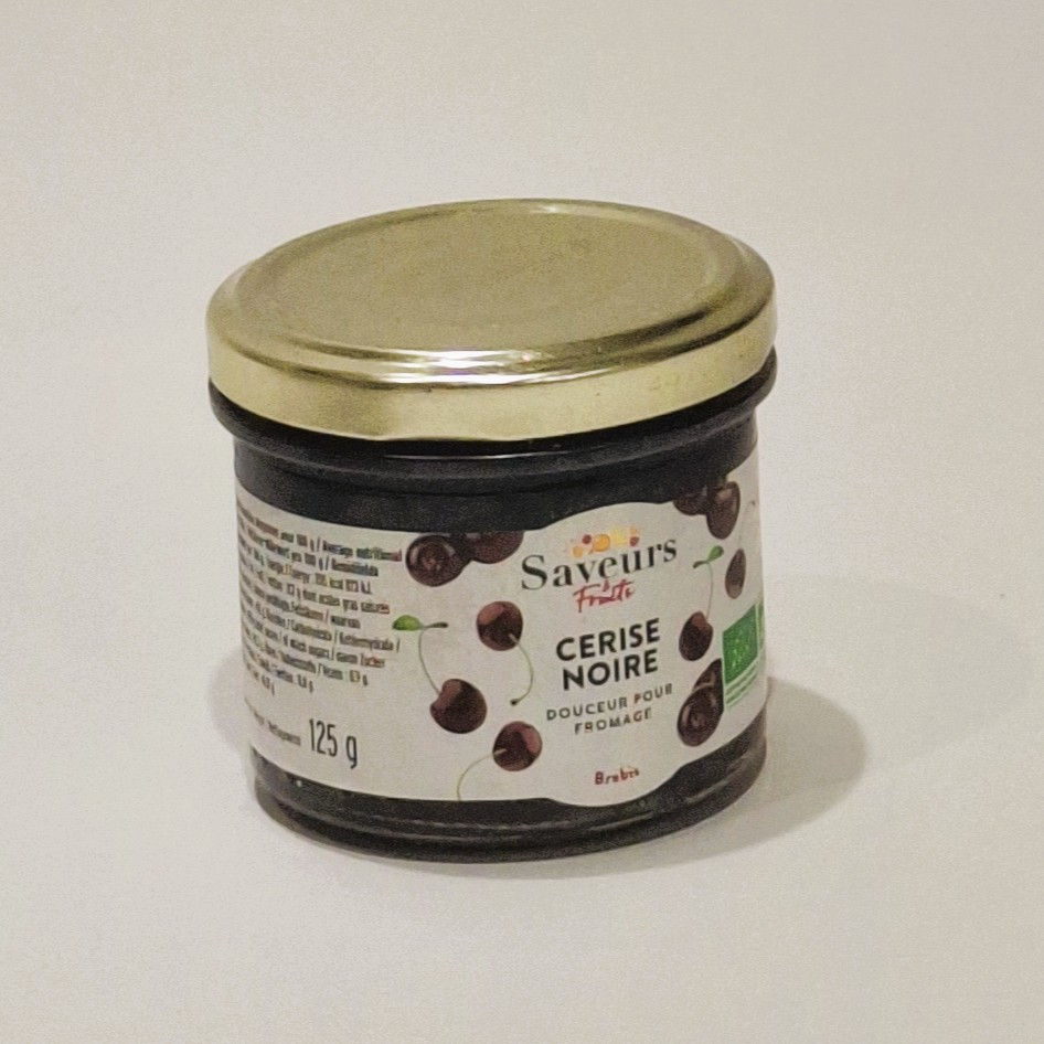 confiture cerise noire bio