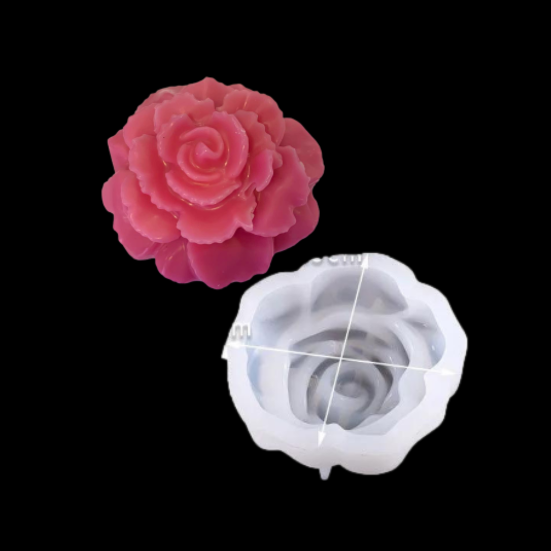 Molde silicon resina rosa 3D 0011