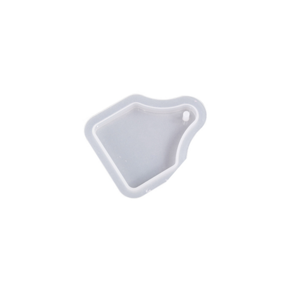 Miniatura: Molde silicón resina Casita llavero x1