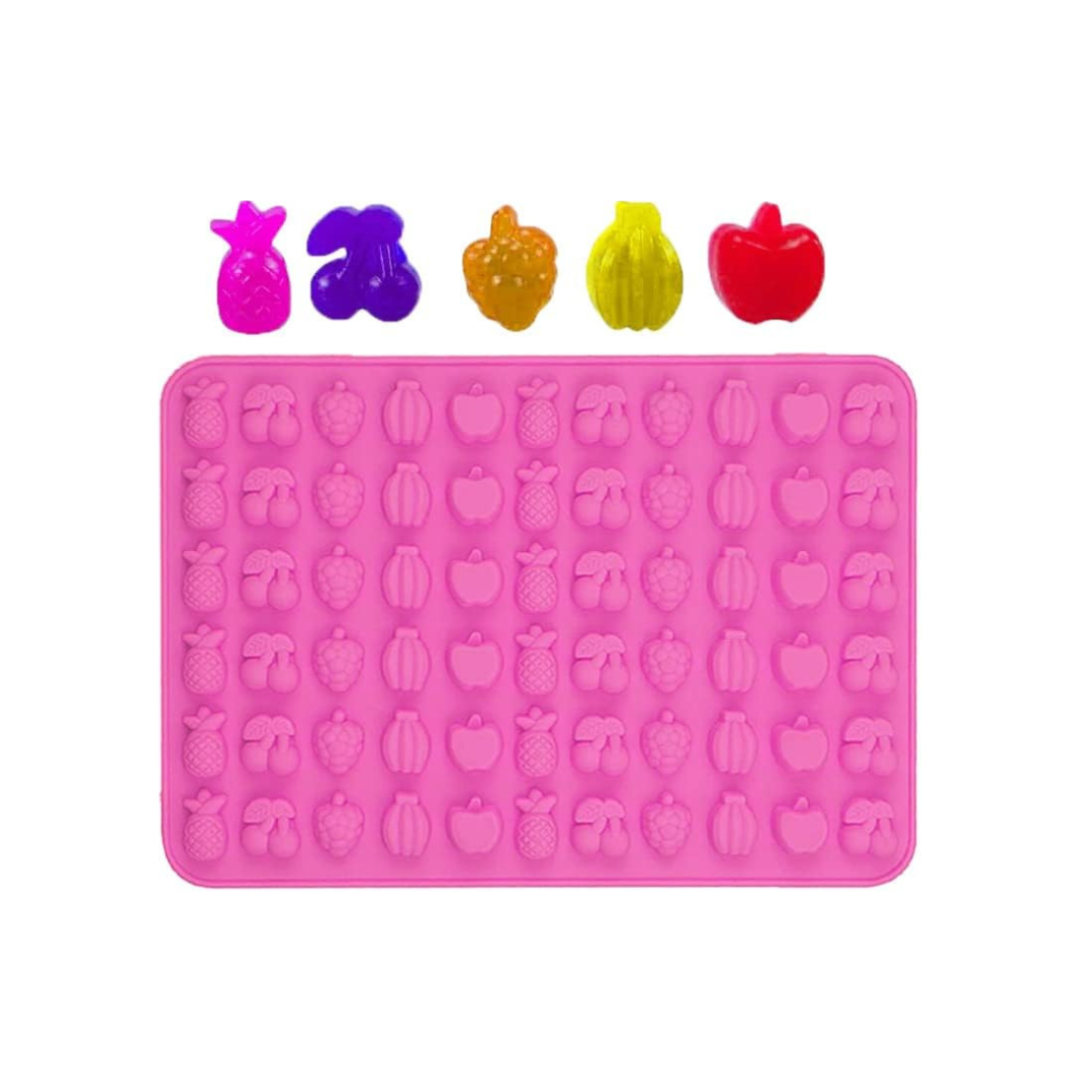 Molde silicón Mini frutas x66