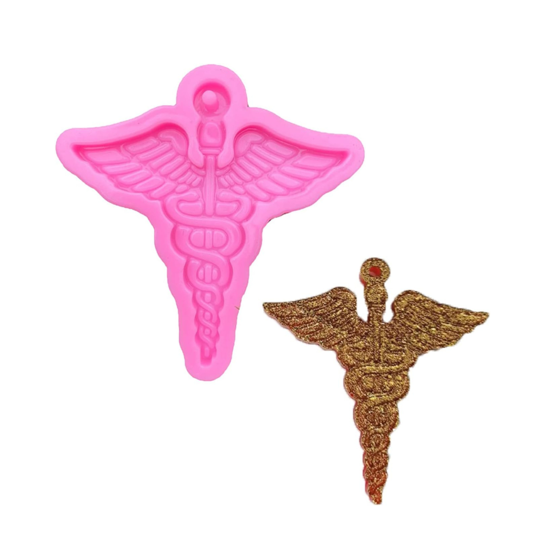 Molde silicón Logo medico