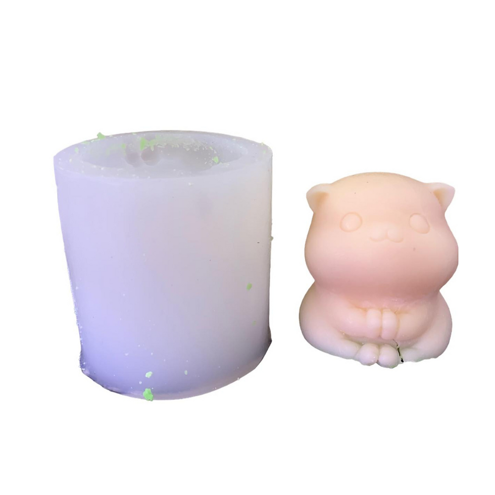 Miniatura: Molde silicón Vela gatito 003 #14121