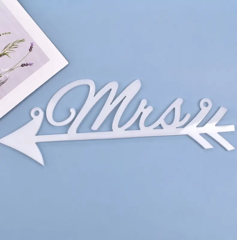 Molde silicón resina Mrs flechita