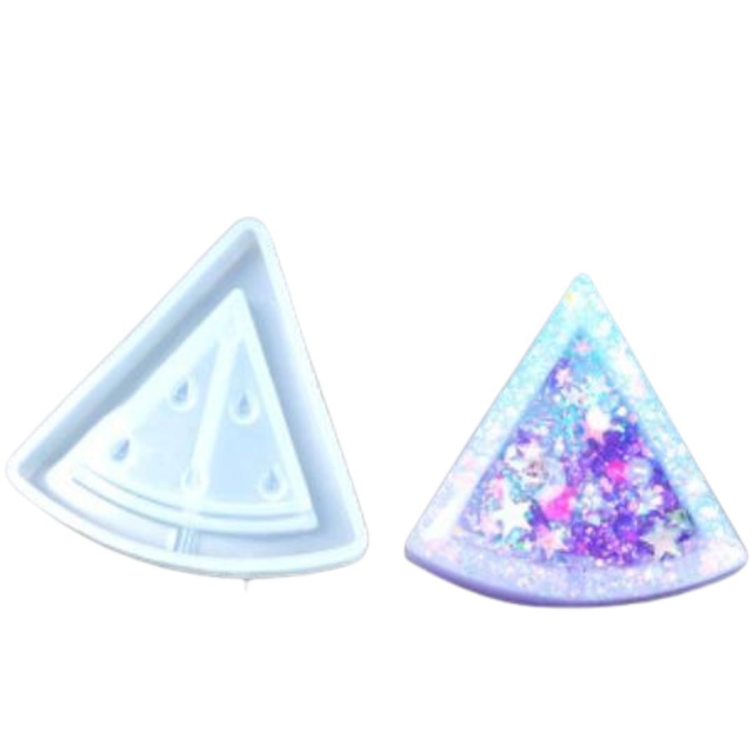 Molde silicón resina sandia llavero