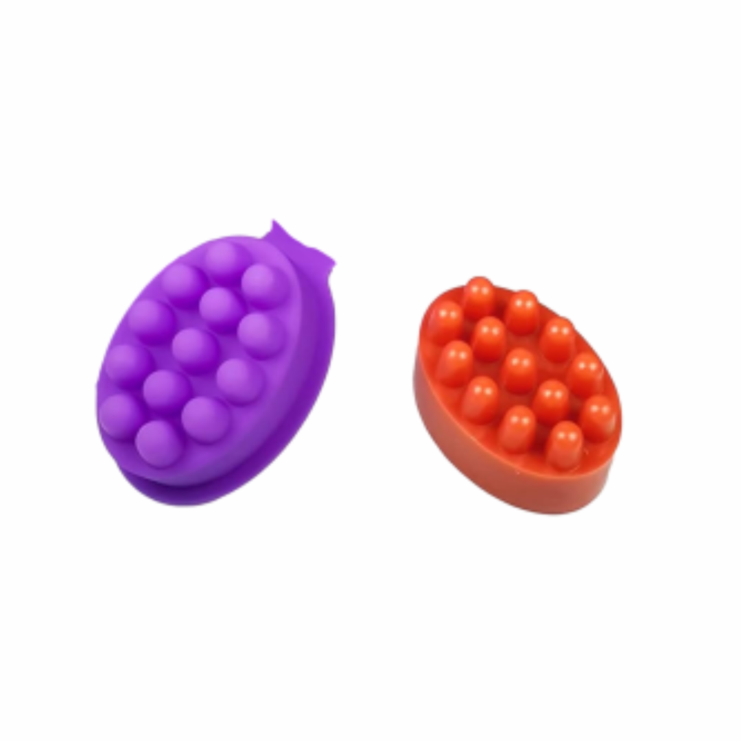 Molde silicón Jabón masajeador x1