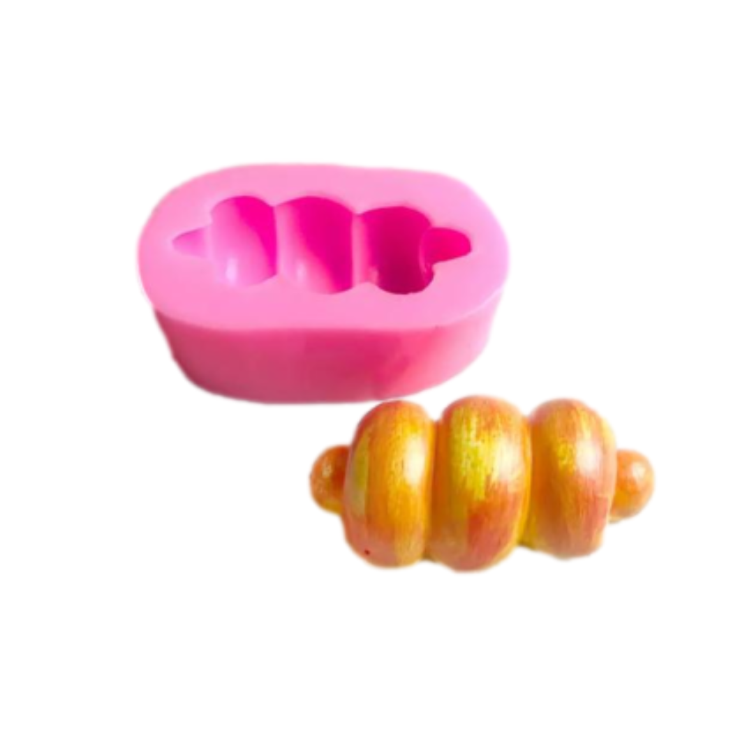 Molde silicón pan rollito