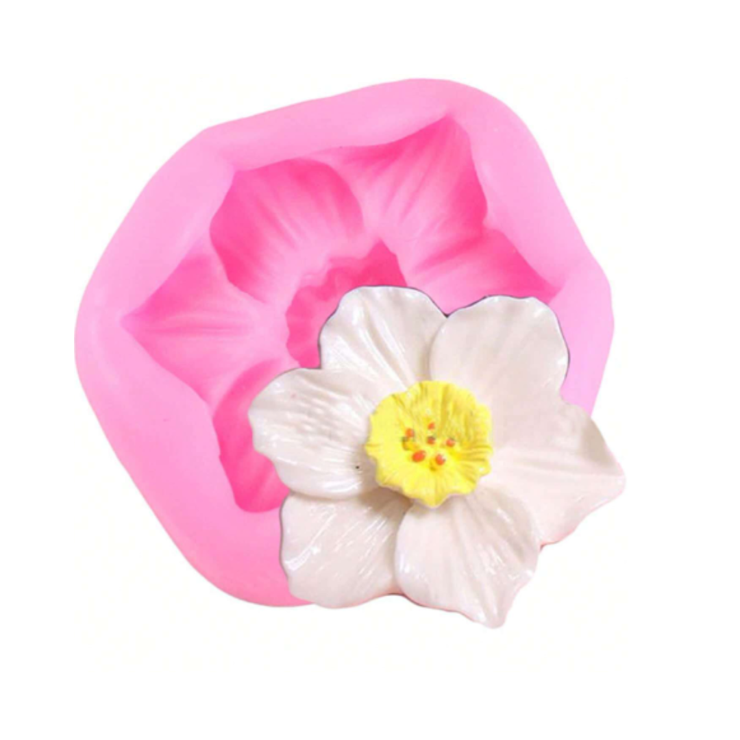 Molde silicón Flor Lily orquídea