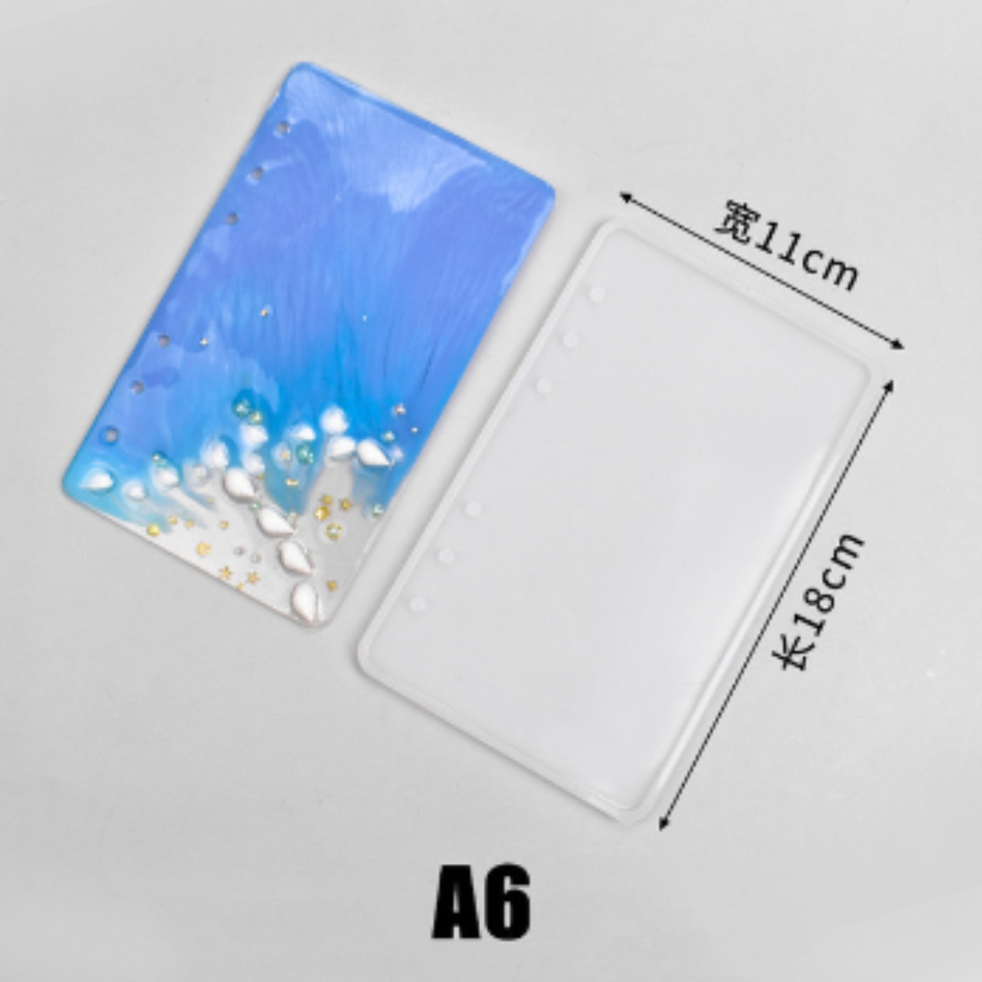 Molde silicón resina Agenda A6