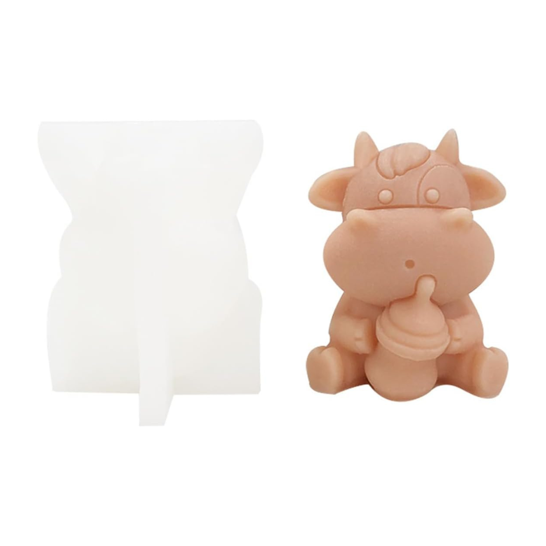 Molde silicon vela vaquita bebe