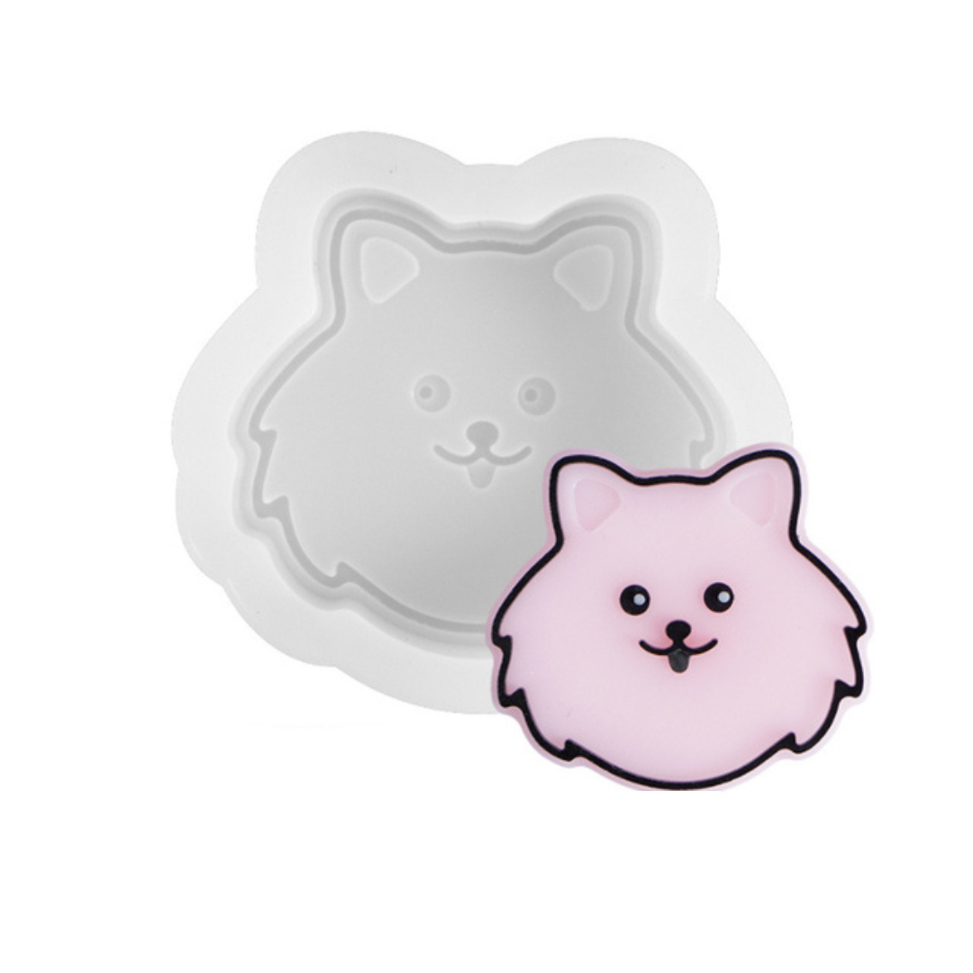 Molde silicon resina gatito Peluza