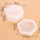 Miniatura: Molde silicón resina Cajita Hexagonal 8.3x7.4cm