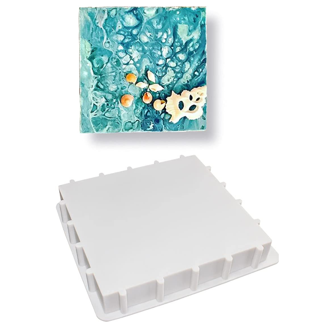 Molde silicon resina bandeja 26cmx26cm