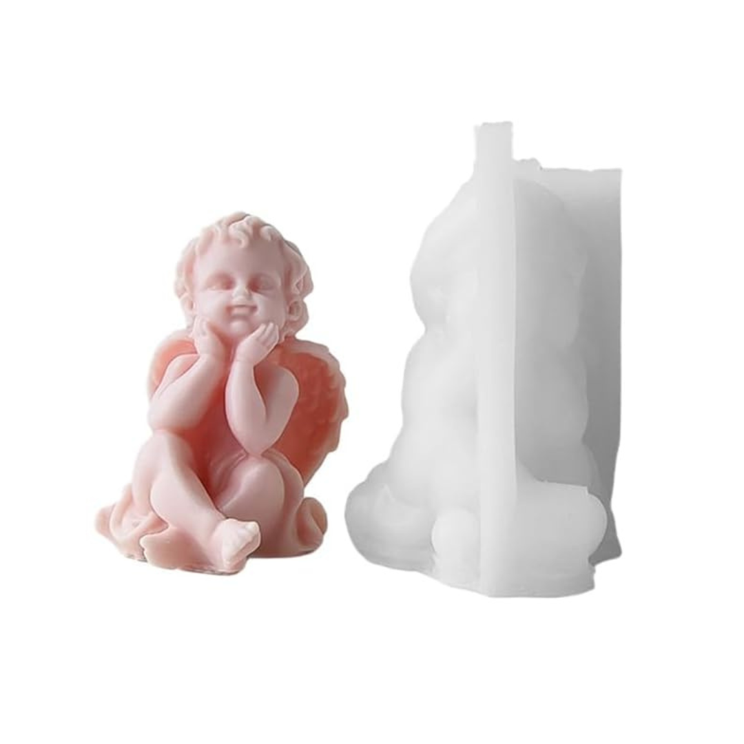 Molde silicon vela angel 001
