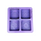 Miniatura: Molde silicon jabon diseño x4