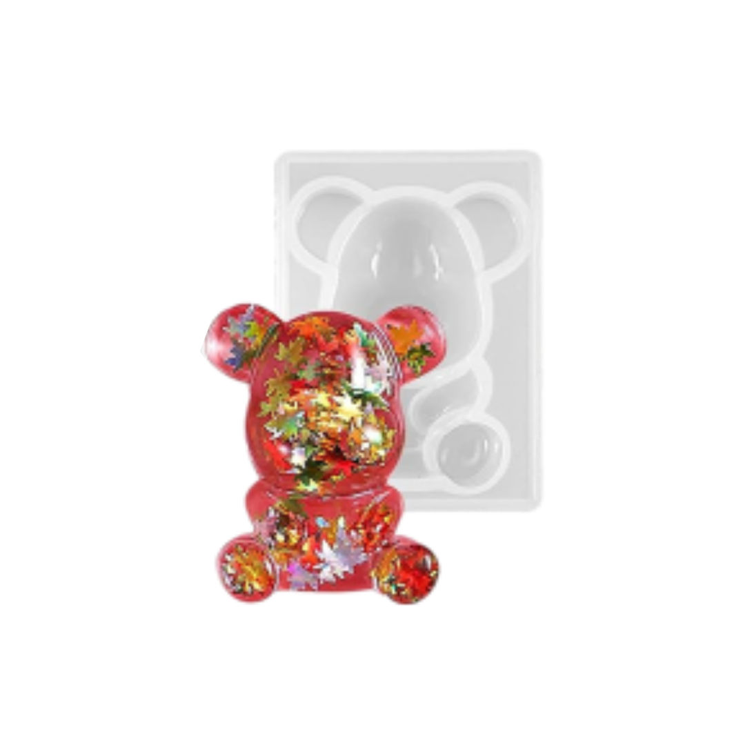 Molde silicón resina Osito 5x4.5cm #13087
