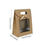 Miniatura: Funda papel kraft con visor 15.5x12cm