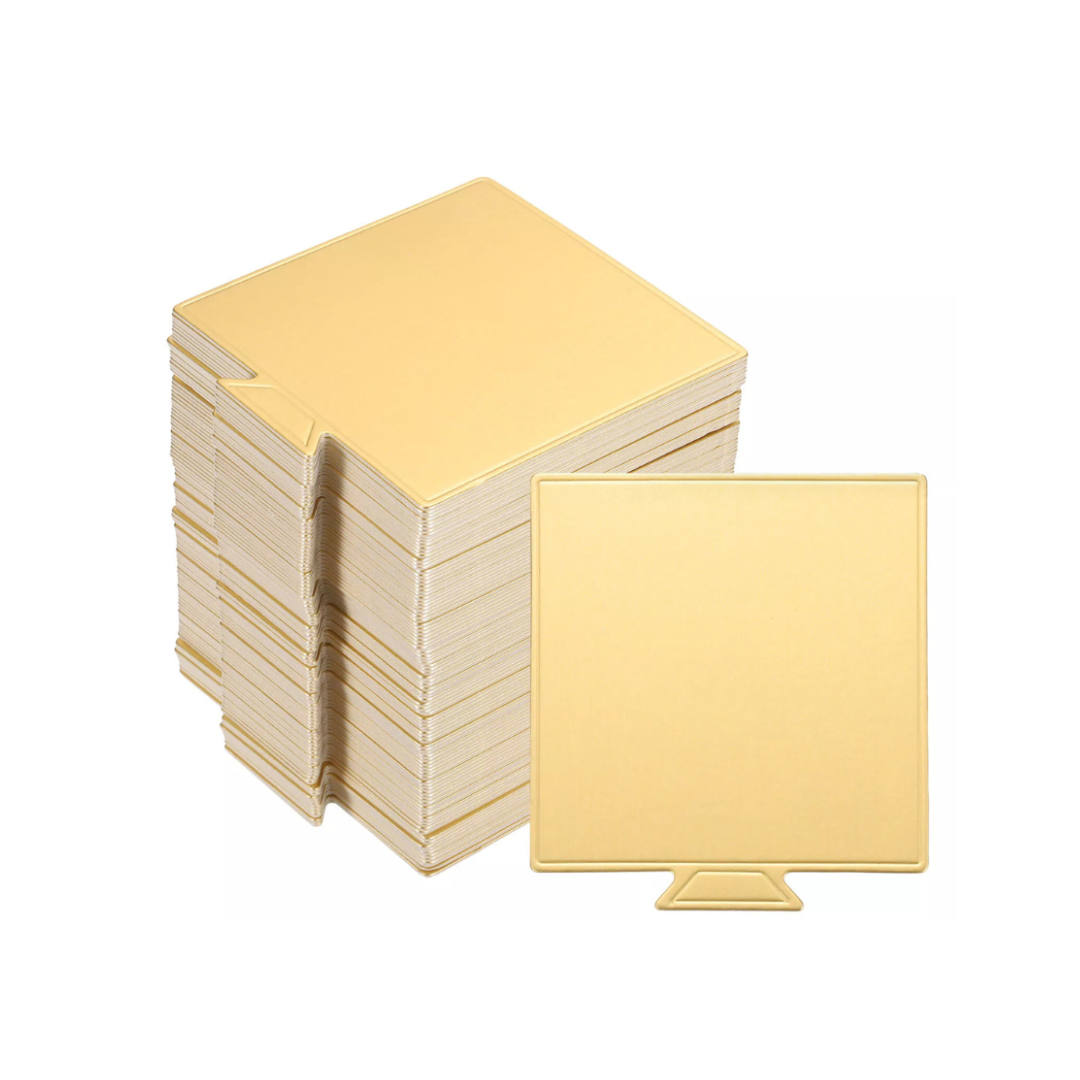 Base de torta cuadrada 9cm  100pcs