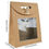 Miniatura: Funda papel Kraft con visor 30x23.5cm