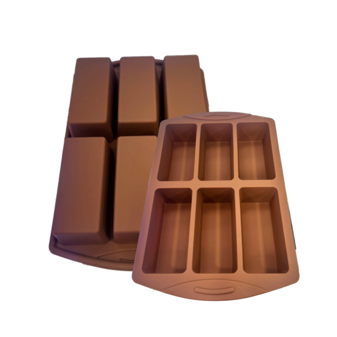 Molde silicon Rectangular x6